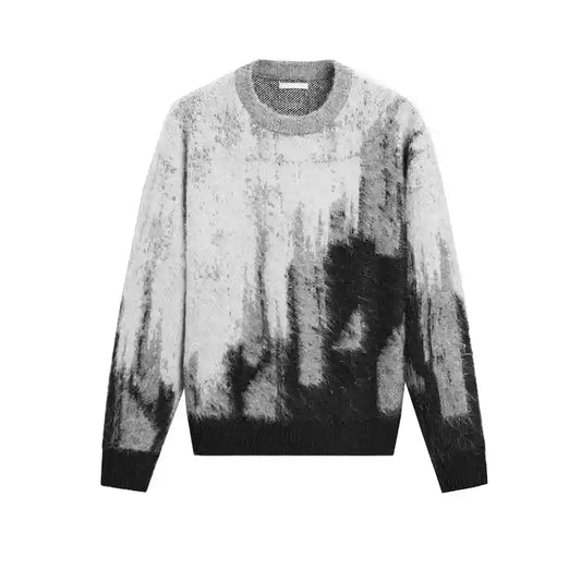 Statement-Pullover mit abstraktem Design