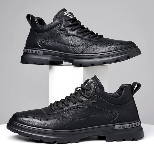 Elegante Schwarze Lederschuhe